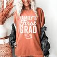 First In Family To Graduate College 2018 Graduation Women's Comfort Colors T-Shirt Yam