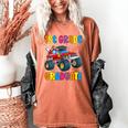 First Grade Graduation Monster Truck 1st Grade Graduate Women's Comfort Colors T-Shirt Yam