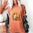 Floral Cow Reading Pun Just One More Chapter Cozy Book Lover Women's Comfort Colors T-Shirt Yam
