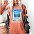 Frutiger Aero Aesthetic Tech Computer Aquarium Tarot Card Women's Comfort Colors T-Shirt Yam