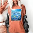 Frutiger Aero Aesthetic Tech Ocean Underwater Fishes Women's Comfort Colors T-Shirt Yam Frutiger Aero Aesthetic Tech Ocean Underwater Fishes Women's Comfort Colors T-Shirt Yam