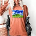 Frutiger Aero Dolphin Meadow Aesthetic Y2k 2000s Ironic Women's Comfort Colors T-Shirt Yam