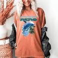 Frutiger Aero Splashy Dolphin Y2k Aesthetic Graphic Women's Comfort Colors T-Shirt Yam