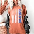Funny Class Of 2021 American Flag Senior Graduation Women's Comfort Colors T-Shirt Yam