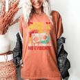 Gen X Lots Of Memories No Evidence Retro Nostalgia Humor Women's Comfort Colors T-Shirt Yam