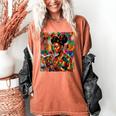 Geometric History Educated Women Reading Book Melanin Women's Comfort Colors T-Shirt Yam Geometric History Educated Women Reading Book Melanin Women's Comfort Colors T-Shirt Yam