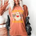 Ghost Reading Books Teacher Student Halloween Read More Book Women's Comfort Colors T-Shirt Yam