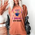 Goodbye 5th Grade Graduation 2025 6th Grade Graduate Kids Women's Comfort Colors T-Shirt Yam