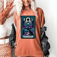 Gothic Girl Tarot Card Introverted Reader And Reading Women's Comfort Colors T-Shirt Yam