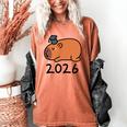 Grad Class Of 2026 Capybara Graduation Graduated Kids Women's Comfort Colors T-Shirt Yam