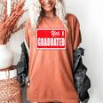 Graduate Class Of 2025 Senior Graduation End Of School Year Women's Comfort Colors T-Shirt Yam