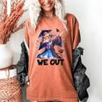 We Out Graduate Dabbing Anime Girl Grad Graduation Women's Comfort Colors T-Shirt Yam