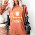 I Graduated Can I Go Back To Bed Now Graduation Women's Comfort Colors T-Shirt Yam