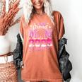 Graduation 2025 Proud Mom Of 2025 Graduate Floral Women Women's Comfort Colors T-Shirt Yam