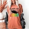 Graduation Class Of 2035 Hand Prints Space Pre-K -12th Grade Women's Comfort Colors T-Shirt Yam