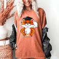 Graduation Fox School Bachelor Master Doctor Study Women's Comfort Colors T-Shirt Yam