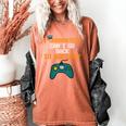 Graduation I Graduated Can I Go Back To Gaming Women's Comfort Colors T-Shirt Yam