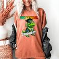 Graduation Preschool Dinosaur T Rex Crushed It Boys Grad Women's Comfort Colors T-Shirt Yam