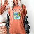Grass Fun UI UX Er Computer Retro Fish Frutiger Aero Premium Tri-Blend Women's Comfort Colors T-Shirt Yam