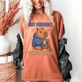Grouchy Capybara Not Friendly Do Not Touch Introvert Premium Tri-Blend Women's Comfort Colors T-Shirt Yam