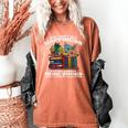 Happiness More Books Read Reading Librarian Men Women Kids Women's Comfort Colors T-Shirt Yam