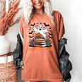 Haunted By My TBR Boo Halloween Book Lover Librarian Women's Comfort Colors T-Shirt Yam Haunted By My TBR Boo Halloween Book Lover Librarian Women's Comfort Colors T-Shirt Yam