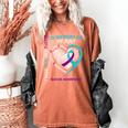 Heart Graphic In Memory Of Aunt Suicide Awareness Prevention Women's Comfort Colors T-Shirt Yam