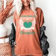 My Heart Was Not In Loving Memory Missing Daughter In Heaven Women's Comfort Colors T-Shirt Yam