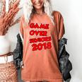 High School Graduation Tshirt Game Over Senior Class Of 2018 Women's Comfort Colors T-Shirt Yam