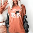 I Hope This BS Pays Off Graduation Bachelors Degree Women's Comfort Colors T-Shirt Yam