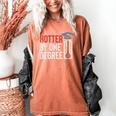 Hotter By One Degree Phd MBA College Graduation Women's Comfort Colors T-Shirt Yam