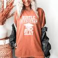 Hustle Graduate Now Slay MBA PhD Graduation Party Women's Comfort Colors T-Shirt Yam