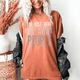 I'm Just Here To Avoid People Saying Sarcasm Introvert Women's Comfort Colors T-Shirt Yam