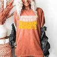 Introvert Antisocial Chicken Nugget Lover Foodie Women's Comfort Colors T-Shirt Yam