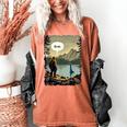 Introvert Bigfoot Sasquatch Loch Ness Monster Bruh Women's Comfort Colors T-Shirt Yam