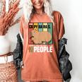 Introvert Capybara Rodent Animal Lover Antisocial Retro Women's Comfort Colors T-Shirt Yam