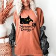 Introvert Energy Cat Love Cat Meme Women's Comfort Colors T-Shirt Yam