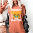 Introvert Gamer Video Games Anti Social Team Player Women's Comfort Colors T-Shirt Yam