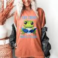 Introvert Herpetologists Amphibian Frog Lover Women's Comfort Colors T-Shirt Yam