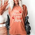 This Introvert Loves Jesus Religious Red Hearts Graphic Women's Comfort Colors T-Shirt Yam This Introvert Loves Jesus Religious Red Hearts Graphic Women's Comfort Colors T-Shirt Yam