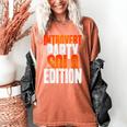 Introvert Party Solo Edition Sarcastic People Hater Women's Comfort Colors T-Shirt Yam