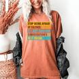 Introvert Stop Being Afraid Of Silence Just Awkward Women's Comfort Colors T-Shirt Yam Introvert Stop Being Afraid Of Silence Just Awkward Women's Comfort Colors T-Shirt Yam