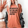 Introverted Boater Boating Introvert Women's Comfort Colors T-Shirt Yam Introverted Boater Boating Introvert Women's Comfort Colors T-Shirt Yam