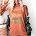 Introverted But Willing To Discuss Bees Animal Meme Women's Comfort Colors T-Shirt Yam