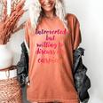 Introverted Willing To Discuss Caspian Introvert Women's Comfort Colors T-Shirt Yam Introverted Willing To Discuss Caspian Introvert Women's Comfort Colors T-Shirt Yam