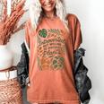 Introverted But Willing To Discuss Plants Botanical Women's Comfort Colors T-Shirt Yam
