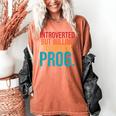 Introverted But Willing To Discuss Prog Rock Music Lover Women's Comfort Colors T-Shirt Yam Introverted But Willing To Discuss Prog Rock Music Lover Women's Comfort Colors T-Shirt Yam