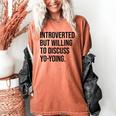 Introverted Yoyo Toy Player Yo-Yo Introvert Women's Comfort Colors T-Shirt Yam Introverted Yoyo Toy Player Yo-Yo Introvert Women's Comfort Colors T-Shirt Yam