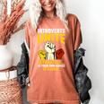 Introverts Unite Introvert Antisocial Anti Social Women's Comfort Colors T-Shirt Yam