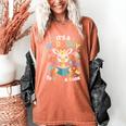 It's a Good Day To Read a Book Cute Giraffe Women's Comfort Colors T-Shirt Yam